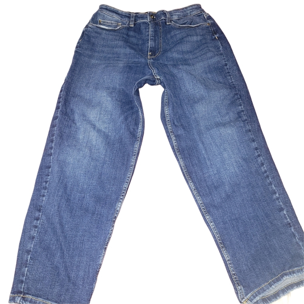 Guess Jaqueline Relaxed Fit Vintage Style High Rise Low Crotch Classic Jeans 28